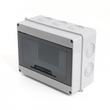 Фотография товара 'Feron Бокс настенный 8 модулей, пластик, IP65, EBX50-1/08-65 39190'