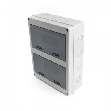 Фотография товара 'Feron Бокс настенный 24 модуля, пластик, IP65, EBX50-1/24-65 39194'