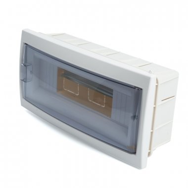 Фотография товара 'Feron Бокс встраиваемый 12 модулей, пластик, IP20, серия Standart (КНС-12Д), EBX50-2/12-20 39653'