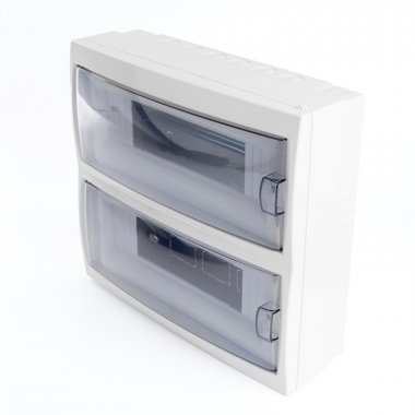 Фотография товара 'Feron Бокс настенный 24 модуля, пластик, IP20, серия Standart (КНО-24Д), EBX50-3/24-20 39649'