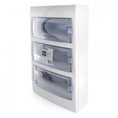 Фотография товара 'Feron Бокс настенный 36 модулей, пластик, IP40, серия Standart (КНО-36Д), EBX50-3/36-40 39650'