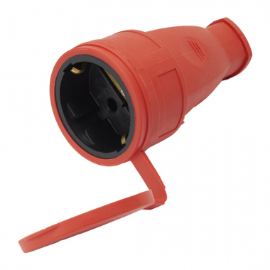 Фотография товара 'Feron 49435 Розетка STEKKER RST16-115-44 на 1 гнездо, с крышкой'