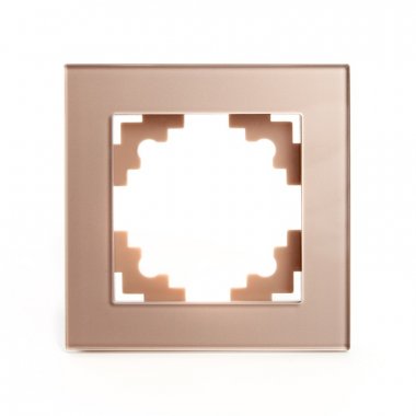Фотография товара 'Feron Рамка 1-местная, серия Катрин, GFR00-7001-02, шампань 39527'