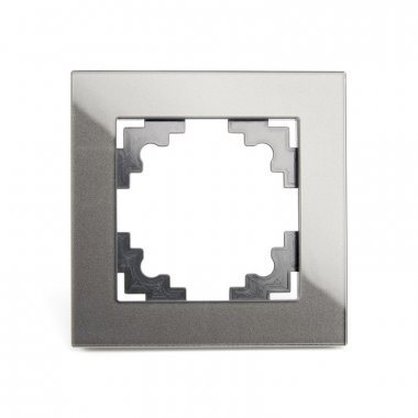 Фотография товара 'Feron Рамка 1-местная, серия Катрин, GFR00-7001-06, графит 39539'