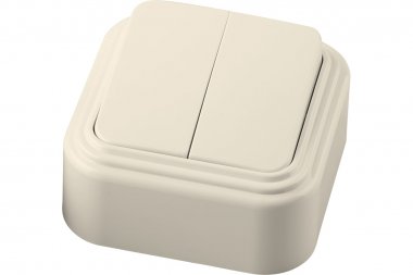 Фотография товара 'Feron 49050 звонок двухклавишный STEKKER PSW06-22-20, серия Брест'