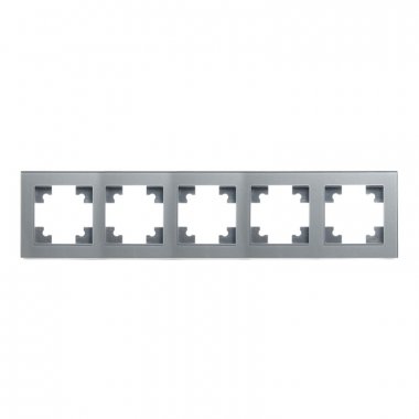 Фотография товара 'Feron Рамка горизонтальная 5-местная, серия Катрин, GFR00-7005-03 39639'