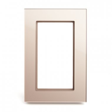Фотография товара 'Feron Рамка 2-местная (без перемычки), серия Катрин, GFR00-7012-02, шампань 39567'