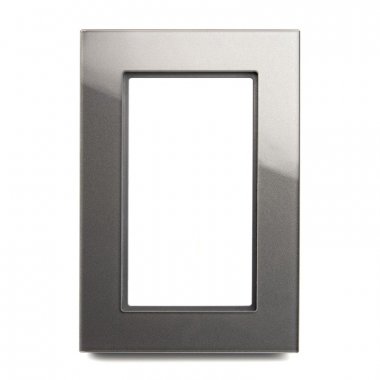Фотография товара 'Feron Рамка 2-местная (без перемычки), серия Катрин, GFR00-7012-06, графит 39570'