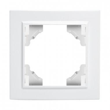 Фотография товара 'Feron Рамка одноместная, серия Эрна, PFR00-9001-01, белый 39623'