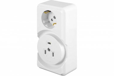 Фотография товара 'Feron Розетка открытой установки для плит с/з, 250В, 32А, белый, PST32-53-20 39826'