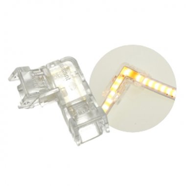 Фотография товара 'Feron Соединитель угловой 7мм для COB ленты шириной 5 мм, 51882'