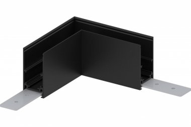 Фотография товара 'Feron Соединитель угловой для низковольтного накладного шинопровода, черный, LD2001 41977'