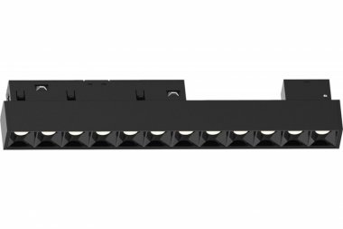 Фотография товара 'Feron Светильник светодиодный трековый низковольтный 12W, 1080 Lm, 4000К, 30 градусов, черный, MGN300 41929'