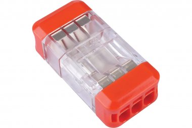 Фотография товара 'Feron 39879 Клемма пружинная пружинная STEKKER LD700-413, 6-проводная 0,14/0,2 - 4мм, 450В'