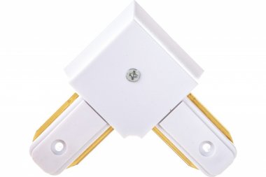 Фотография товара 'Feron Коннектор угловой для шинопровода, белый, LD1001 для CAB1003 10315'