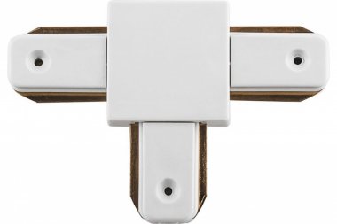 Фотография товара 'Feron Коннектор Т-образный для шинопровода , белый, LD1003 для CAB1003 и CAB1005 10332'