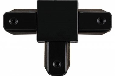 Фотография товара 'Feron Коннектор Т-образный для шинопровода , черный , LD1003 для CAB1003 и CAB1005 10333'