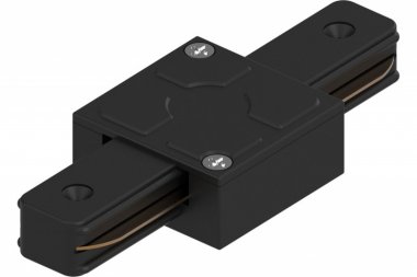 Фотография товара 'Feron Коннектор прямой для шинопровода, черный, LD1006 для CAB1005 41735'