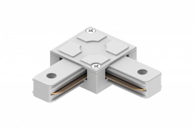 Фотография товара 'Feron Коннектор угловой для шинопровода, белый, LD1007 для CAB1005 41736'