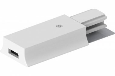 Фотография товара 'Feron Cоединитель - коннектор для шинопровода, белый, LD1010 для CAB1003 41883'