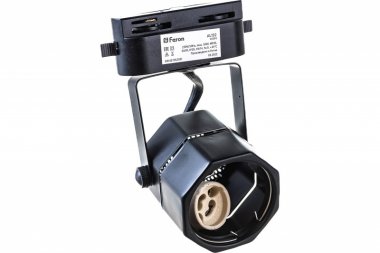 Фотография товара 'Feron AL192 светильник трековый под лампу GU10, черный 41594'