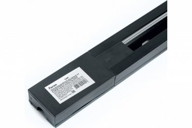 Фотография товара 'Feron Шинопровод для трековых светильников, черный, 2м, в наборе токоввод, заглушка, крепление, CAB1005 41732'