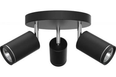 Фотография товара 'Feron ML203-1 светильник настенно-потолочный под лампу GU10, черный 41924'