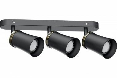 Фотография товара 'Feron Cветильник настенно-потолочный под лампу GU10, черный ML223 41485'