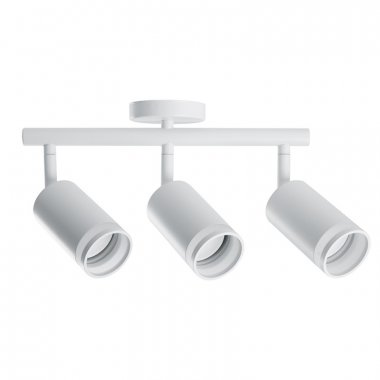 Фотография товара 'Feron Cветильник настенно-потолочный под лампу GU10, белый ML233 41490'