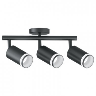 Фотография товара 'Feron Cветильник настенно-потолочный под лампу GU10, черный ML233 41491'