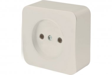 Фотография товара 'Feron 49484 Розетка STEKKER MST10-11-04 на 1 гнездо, без заземления'