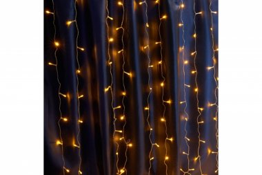 Фотография товара 'Feron Гирлянда 230V 204 LED 2*1,5м, желтый, IP44 , сетевой шнур 3м в комплекте, CL19'