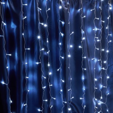 Фотография товара 'Feron Гирлянда 230V 480 LED 3*3м, 5000K, IP44 , сетевой шнур 3м в комплекте'