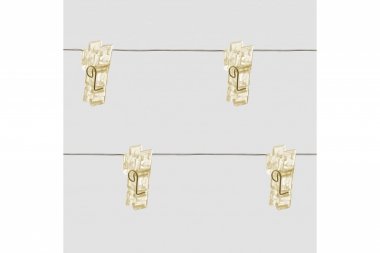 Фотография товара 'Feron Гирлянда линейная Прищепки USB 20LED 2700K, IP 20, 1.8м, CL573'