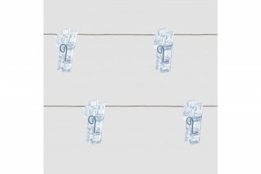 Фотография товара 'Feron Гирлянда линейная Прищепки USB 20LED 5000K, IP 20, 1.8м, CL573'