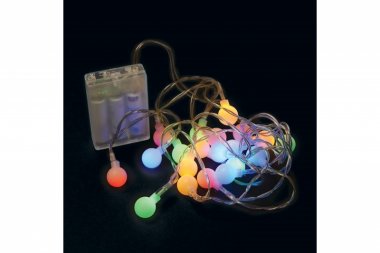 Фотография товара 'Feron Гирлянда 4.5V 40 LED мульти, 2.56W, 42mA, длина 4 м, батарейки 3*АА, IP20'