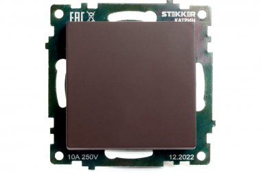 Фотография товара 'Feron 49018 Выключатель одноклавишный STEKKER GLS10-7105-04, серия Катрин'