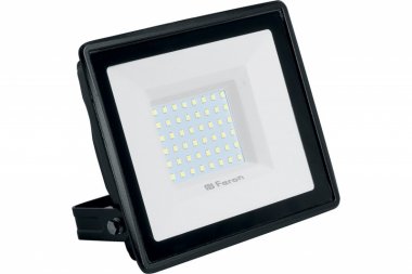 Фотография товара 'Feron Прожектор светодиодный 2835 SMD 70W 6400K IP65 AC220V/50Hz, черный, LL-931 41551'