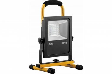 Фотография товара 'Feron Прожектор светодиодный переносной с зарядным устройством 50W, 6400K, SMD5730, IP65, LL-915 41531'
