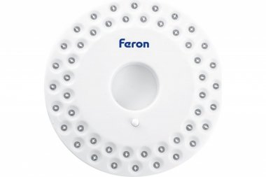 Фотография товара 'Feron Фонарь светодиодный переносной, работающий от батареек типа AA, с карабином, TH2502 41685'