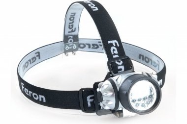 Фотография товара 'Feron Фонарь налобный светодиодный, работающий от батареек 3*AAA, 3W 14LEDs, IP44, пластик, TH2304 41708'