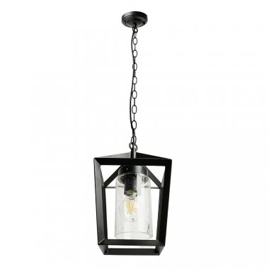 Фотография товара 'Feron Светильник садово-парковый, серии «Лозанна», (НБУ) E27, 220-240V, IP44, цвет черный, цилиндр, на цепочке, 51837'