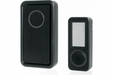 Фотография товара 'Feron Звонок электрический дверной, (18 мелодий), черный, E-379 41436'