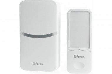 Фотография товара 'Feron Звонок электрический дверной, 230V (18 мелодий) белый, DB-100 41437'
