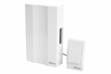 Фотография товара 'Feron Звонок с кнопкой электромеханический проводной, 230V белый, DB-101 41504'