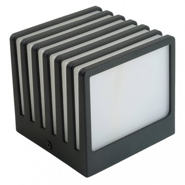 Фотография товара 'Feron Светильник садово-парковый, серии «Киото», (ЛБУ) GX53, 230V, IP54, цвет черный, квадрат, на стену , 51335'