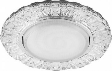 Фотография товара 'Feron CD4023 Светильник встраиваемый с LED подсветкой потолочный GX53 без лампы 29476'