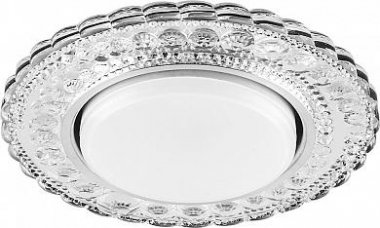 Фотография товара 'Feron CD4024 Светильник потолочный встраиваемый , под лампу с LED подсветкой SMD 4000K, GX53 29538'