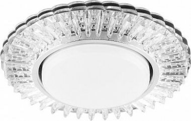 Фотография товара 'Feron CD4025 Светильник потолочный встраиваемый , под лампу с LED подсветкой SMD 4000K, GX5 29539'