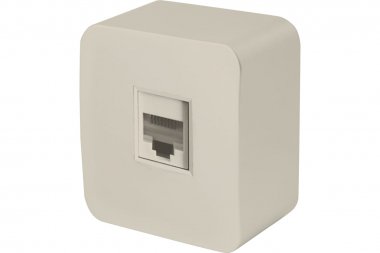 Фотография товара 'Feron 49482 Розетка STEKKER MST00-20-04 на 1 гнездо, без заземления'